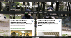 Desktop Screenshot of defenses-tactiques.fr
