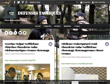 Tablet Screenshot of defenses-tactiques.fr